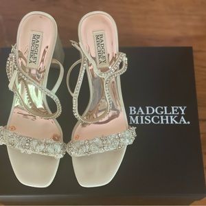 Badgley Mischka Bridal Block Heels